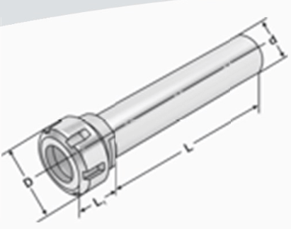 Collet chucks with straight shank DIN 6499(ISO15488) ER-system